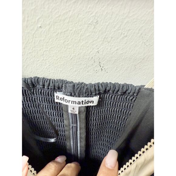 Reformation Charcoal and Cream Tank Top - Picture 5 of 7